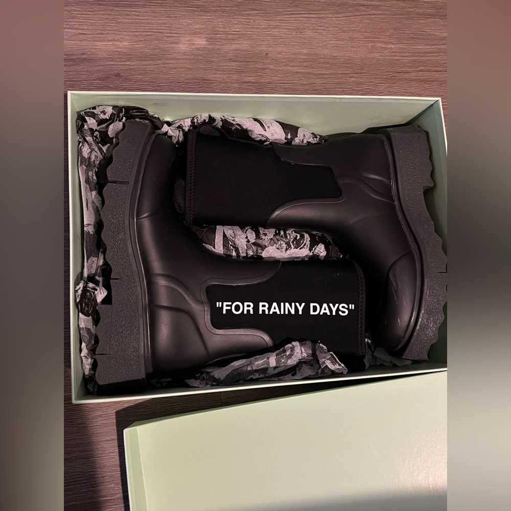 Off White Rain Boots